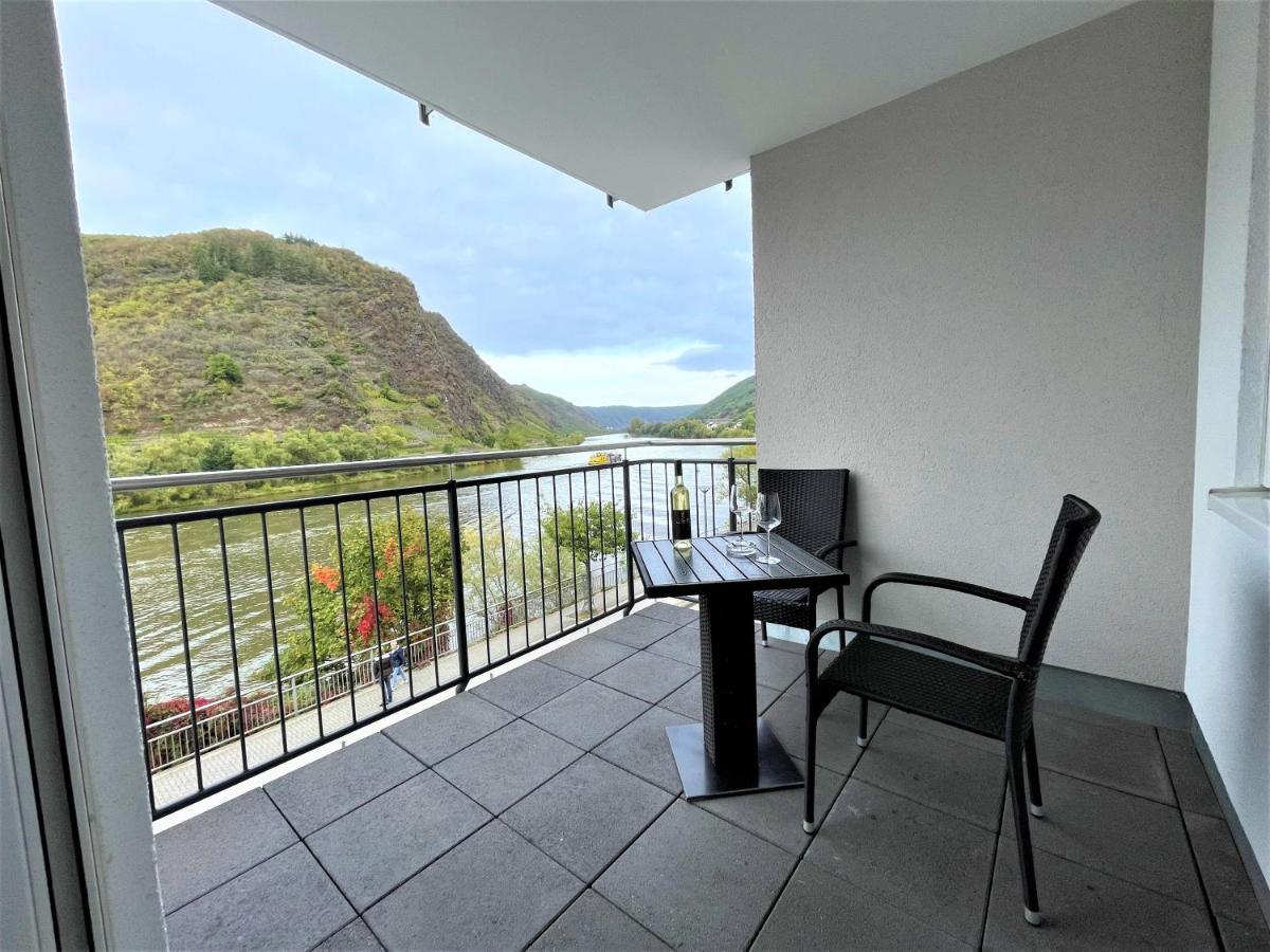 Moselpromenade Villa Moselufer, Panorama & Burg Cochem Blick, Netflix, Balkon Екстериор снимка
